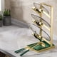 thumbnail image 1 of Organizador para Tapa de Olla de Cocina | Montaje en Pared de 3 Niveles Sin Perforaciones | Metal Duradero en Dorado y Verde | Instalación Fácil Sin Taladro | Bandeja de Drenaje | 33.68x18.29x13.8, 1 of 6