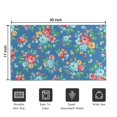 thumbnail image 5 of Pioneer Flower Floral Print Pattern Door Rugs,Washable Non Slip Door Mats Indoor,Decorative Door Mats,Entry Mat Indoor for Entrance,Bedroom,Kitchen,Bathroom,17"x30", 5 of 6