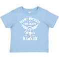 thumbnail image 3 of Inktastic Handpicked for Earth by My Sister in Heaven with Angel Wings Boys or Girls Baby T-Shirt, 3 of 5