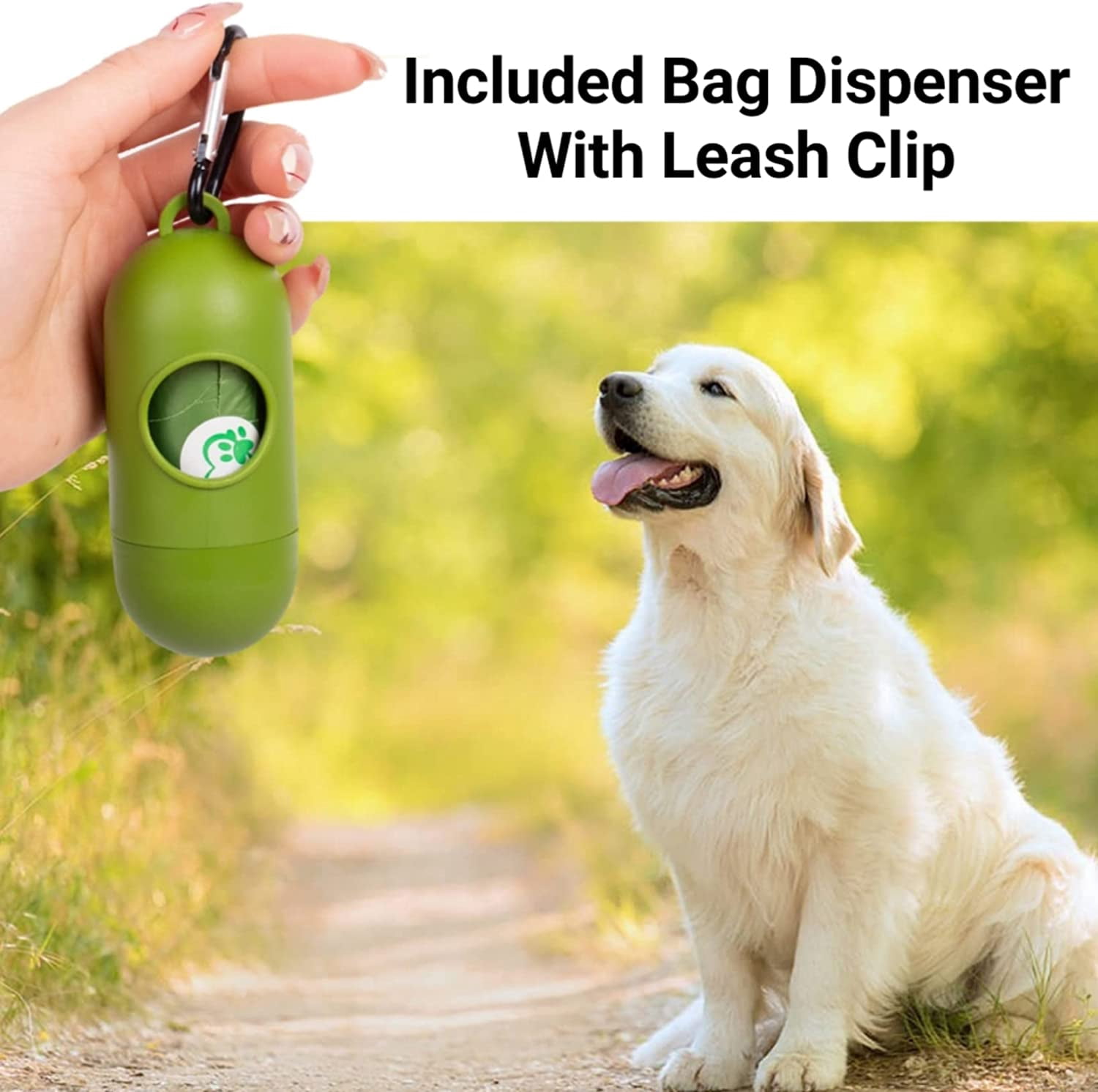 XL Pooper Scooper Sized 13X11" Recycled Waste Poop Bags Made From Plants - 160 Count