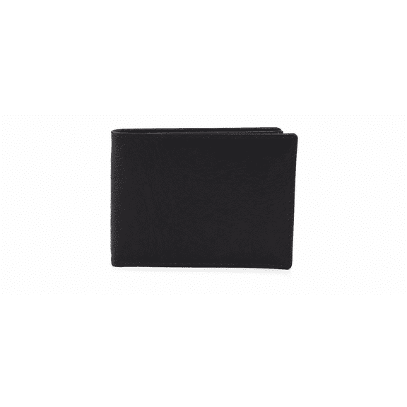 Men's Vintage Genuine Leather Dark Brown Bi-Fold Wallet Slim Credit Card Holder Cash Pocket RFID Blocking Everyday Wallet