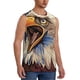 thumbnail image 2 of Fotbe Eagle With USA Flags Men's Camiseta sin Mangas Estampada para Hombres, Playera Casual para Gimnasio, Entrenamiento, Playa-X-Large, 2 of 7