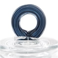 thumbnail image 5 of DecMode 9", 8"H Blue Glass Handmade Decorative Jars with Gold Flake Details and Ring Lids, 2-Pieces, 5 of 12