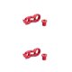 thumbnail image 1 of Toystoory Kit extensor de patilla de cambio trasera de riesgo, convertidor de ranura a prueba de herrumbre, suspensión de volante resistente al Rojo 2piezas, 1 of 6