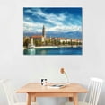 thumbnail image 2 of GOSMITH Waterfront City Skyline of Split Croatia Adriatic Coast Seascape Canvas Art Poster Picture Modern Office Family Bedroom Decorative Posters Gift Wall Decor Painting Posters, 2 of 4