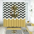 Anchor Shower Curtain Sets NonSlip Rug Toilet Cover Bath Mat l Anchor