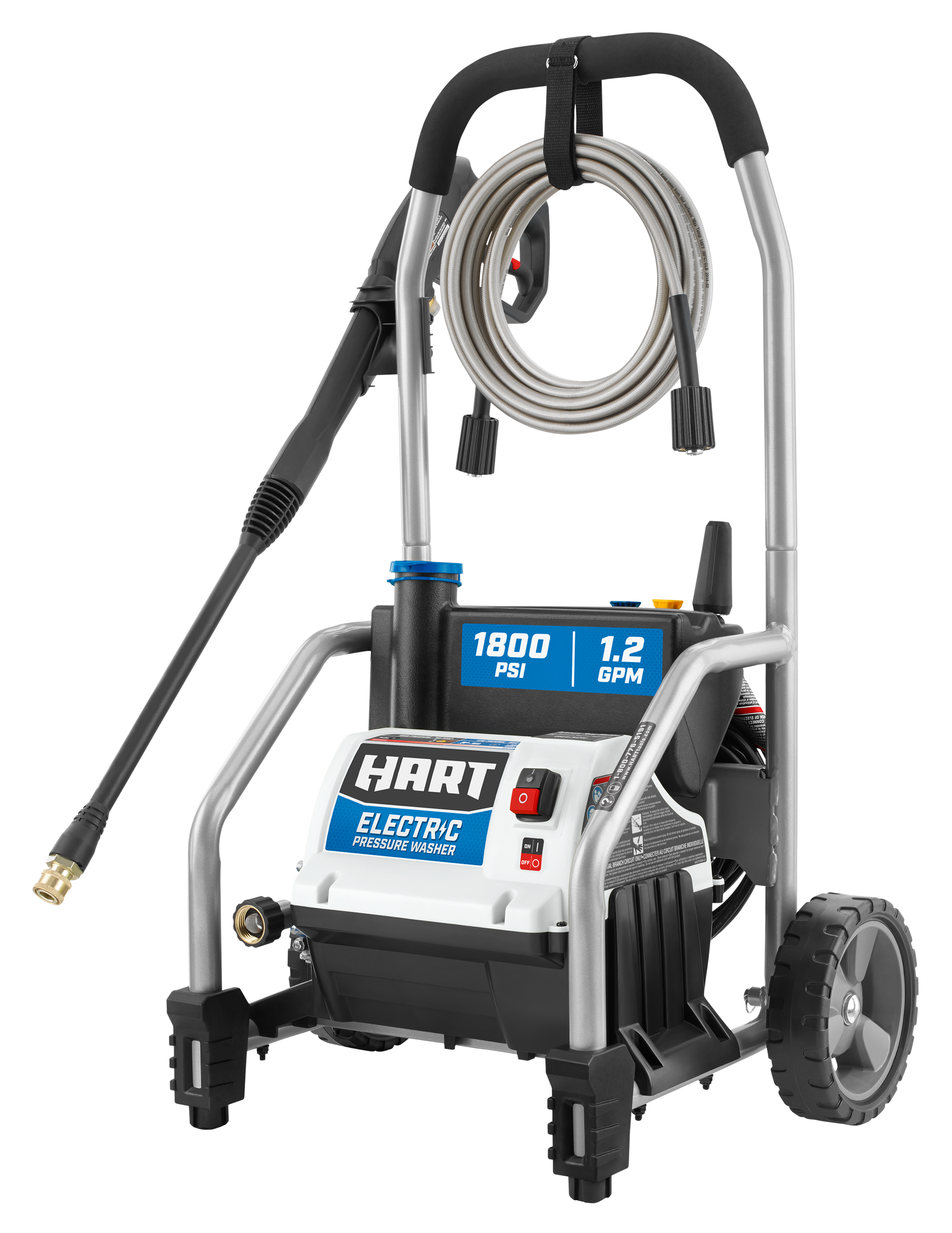 HART 1800 PSI at 1.2 GPM Electric Pressure Washer - image 3 of 10