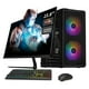 thumbnail image 1 of Computadora Escritorio Completa Xtreme PC Gaming AMD Radeon Vega 7 Ryzen 5 5600GT 32GB SSD 1TB Monitor 23.8 75Hz WIFI Black gaming ligero, oficina, estudio y hogar, 1 of 6