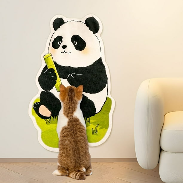 Rascador de pared para gatos | Rascador autoadhesivo de sisal y cartón | Protector de muebles para gatos de interior