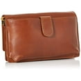 thumbnail image 2 of Timberland womens Wallet Purse RFID Leather Crossbody Bag, Cognac (Altroz), One Size US, 2 of 2