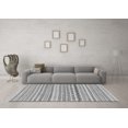 thumbnail image 3 of Ahgly Company Indoor Round Abstract Gray Modern Area Rugs, 4' Round, 3 of 4