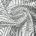 thumbnail image 5 of Ambesonne Grey and White Valance Pack of 2, Minimalist Lines, 54"X12", Grey White, 5 of 5