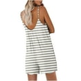 thumbnail image 6 of Hawaiian Short Jumper for Women Luau Party Womens Loose Sleeveless Romper Adjustable Spaghetti Strap Stretchy Shorts Jumpsuits with Pockets, 6 of 7