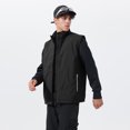 thumbnail image 4 of Youthup Men's Quilted Vest with Stand Collar - Wind-Resistant Thickened Sleeveless Jacket for Business Casual & Commuting, 4 of 12