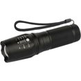 thumbnail image 1 of Linterna LED Antorcha táctica militar Antorchas Linterna de enfoque ajustable de lúmenes potentes súper brillantes (negro), 1 of 5