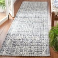 thumbnail image 2 of SAFAVIEH Marbella Zarif Floral Runner Rug, Dark Grey/Ivory, 2'3" x 9', 2 of 8
