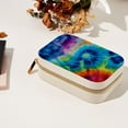 thumbnail image 7 of tie dye Portable Velvet Travel Organizer with Removable Compartment – Earring Holder & Necklace Stand – Gift, 7 of 7