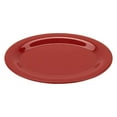 thumbnail image 2 of G.E.T. Melamine Plastic Oval Serving / Dinner Platter, 9.75" x 7.25", Cranberry (Set of 12), 2 of 3