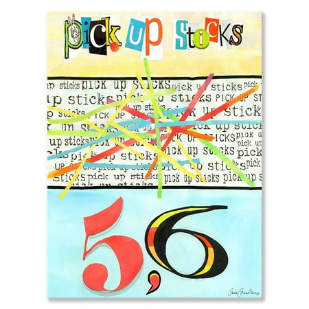 Oopsy Daisy Canvas Wall Art 5 6 Pick Up Sticks 10x14 By Paula Prass Walmart Com Walmart Com