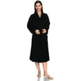 thumbnail image 3 of TowelSelections Women's Kimono Robe Turkish Cotton Soft Terry Bathrobe Large/X-Large Phantom Black, 3 of 5