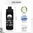 thumbnail image 4 of Juro solemnemente que no estoy tramando nada bueno. Botella de agua aislada de acero inoxidable de 18 oz, novedosa tetera deportiva, taza portátil para viajes, gimnasios al aire libre., 4 of 5