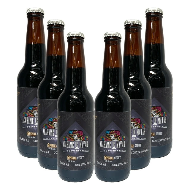 Sixpack Cerveza Acábame De Matar Cerveza Stout Imperial Stout Café De Olla