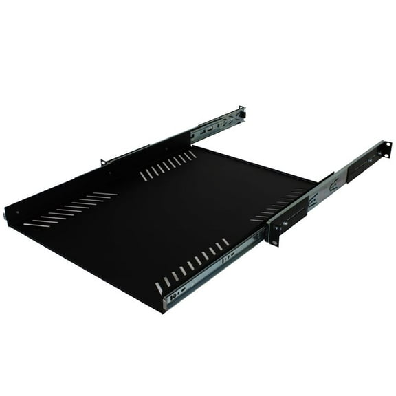 Penn-Elcom Extra Deep Sliding Rack Tray (Audio, AV, IT) Equipment Shelf for 1 Rack Space up to 15' Deep R1290-600/1U