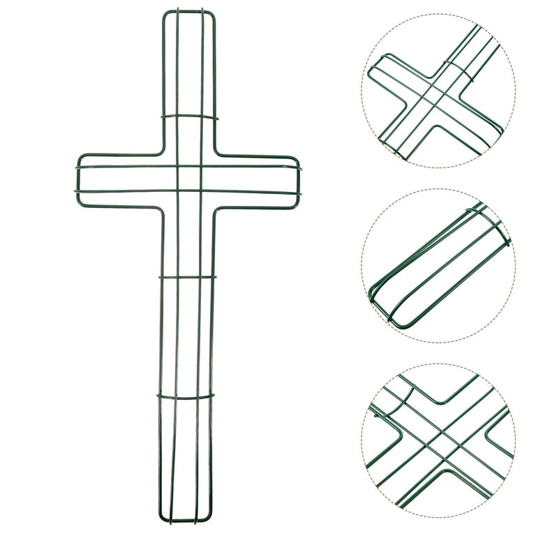 Wreath Tutorial Cross Wreath Frames Cross Wreath Frame Wreath