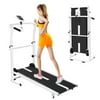 Fayshow0 Folding Manual Treadmill,Working Machine Cardio Fitness,Exercise Treadmill for Home
