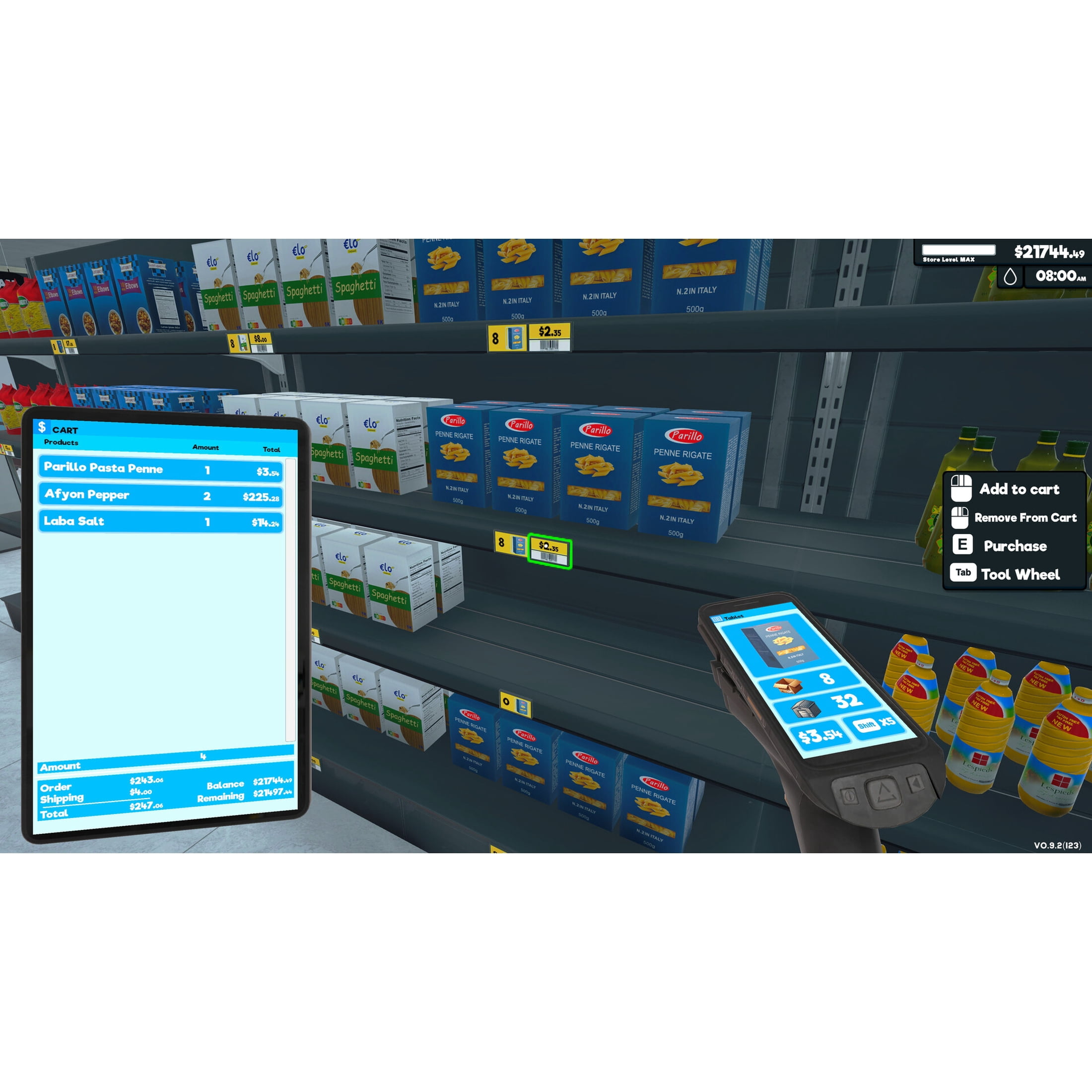Supermarket Simulator - Fully Stocked Edition -Nintendo Switch 2 Game