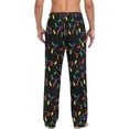thumbnail image 5 of Top-kevin Men's Pajama Bottoms Colorful Dinosaurs Grunge Pants for Men, 5 of 12