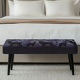 thumbnail image 5 of Psesaysky Purple Camo Deer Print Dining Bench Covers, Anti Scratch Rectangle Bench Seat Slipcover Dust Proof Polyester Spandex Rectangular Long Bench Cover for Living Room, 5 of 9
