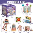 thumbnail image 2 of Caunedy 6 in 1 Montessori Toys for Baby 6-12 Months and Infant Toy for 1-3 Year Old.Early Learning Toys Set,First Baby Gift Set for Girl Boy, 2 of 7