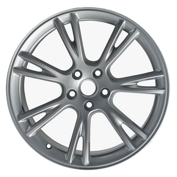 Remanufactured Painted Bright Silver Aluminum Wheel 19 x 9.5 fits 2020-2023 Tesla Y
