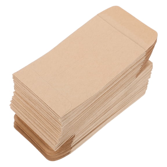 Milisten Khaki Blank Small Envelopes Crafted from Sturdy Paper for Secure Gifting 100Pcs