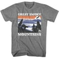 thumbnail image 1 of National Parks Gsm Bear And Mntns Light Graphite Heather Adult T-Shirt 3Xl, 1 of 2