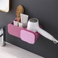 thumbnail image 1 of Bathroom Hairdryer Shelf Wall Mounted No Punching Suction Wall Storage Rack, 1 of 1