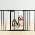 thumbnail image 5 of IMAGE Dog Pet Playpens Pets Playard, Install-free 122-Inch 5 Panels Indoor & Outdoor Pet Exercise Play Pen Large Puppy Fireplaces Fence, 5 of 8