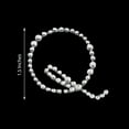 thumbnail image 2 of Efavormart 12 Pack | 1.5" Clear Rhinestone Monogram Letter Jewel Sticker Self Adhesive DIY Diamond Decor, 2 of 10