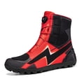 thumbnail image 3 of Botas de moto y zapatos de moto para todas las estaciones para hombre y mujer.,Negro rojo,47, 3 of 12