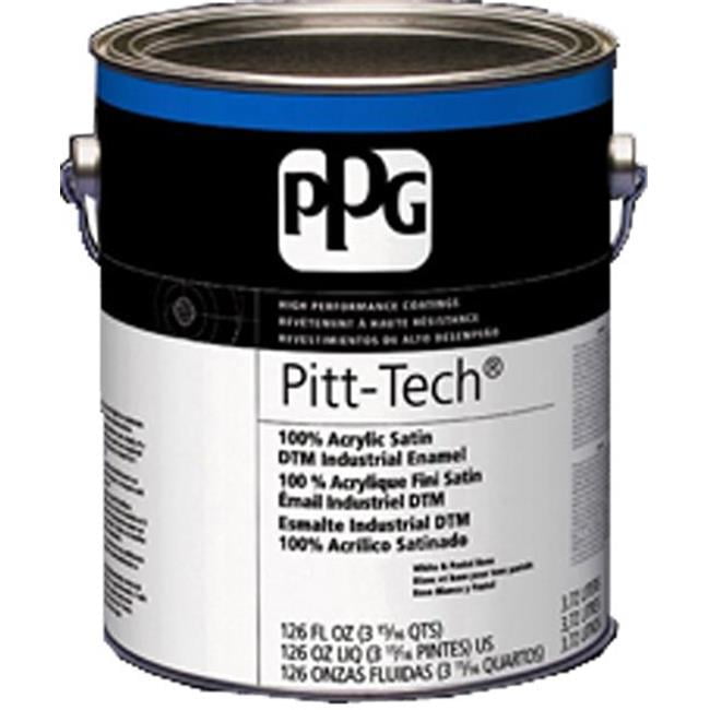 PPG Porter Paints PPG90 453 01 Pitt Tech Enamel Interior Exterior Satin Black Gloss Paint Pack of 4 Walmart