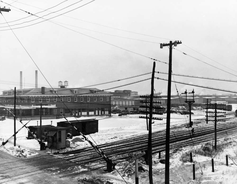 Manville Iron Works, 1936. /Nview Of The Manville Iron Works And
