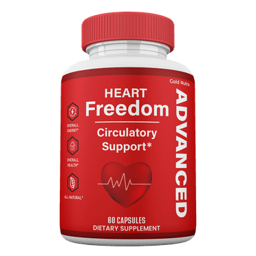 (1 Pack) Heart Freedom Capsules, Heart Freedom Pills Circulation and Blood Support, Maximum Strength All Natural Supplement, 1 Month Supply