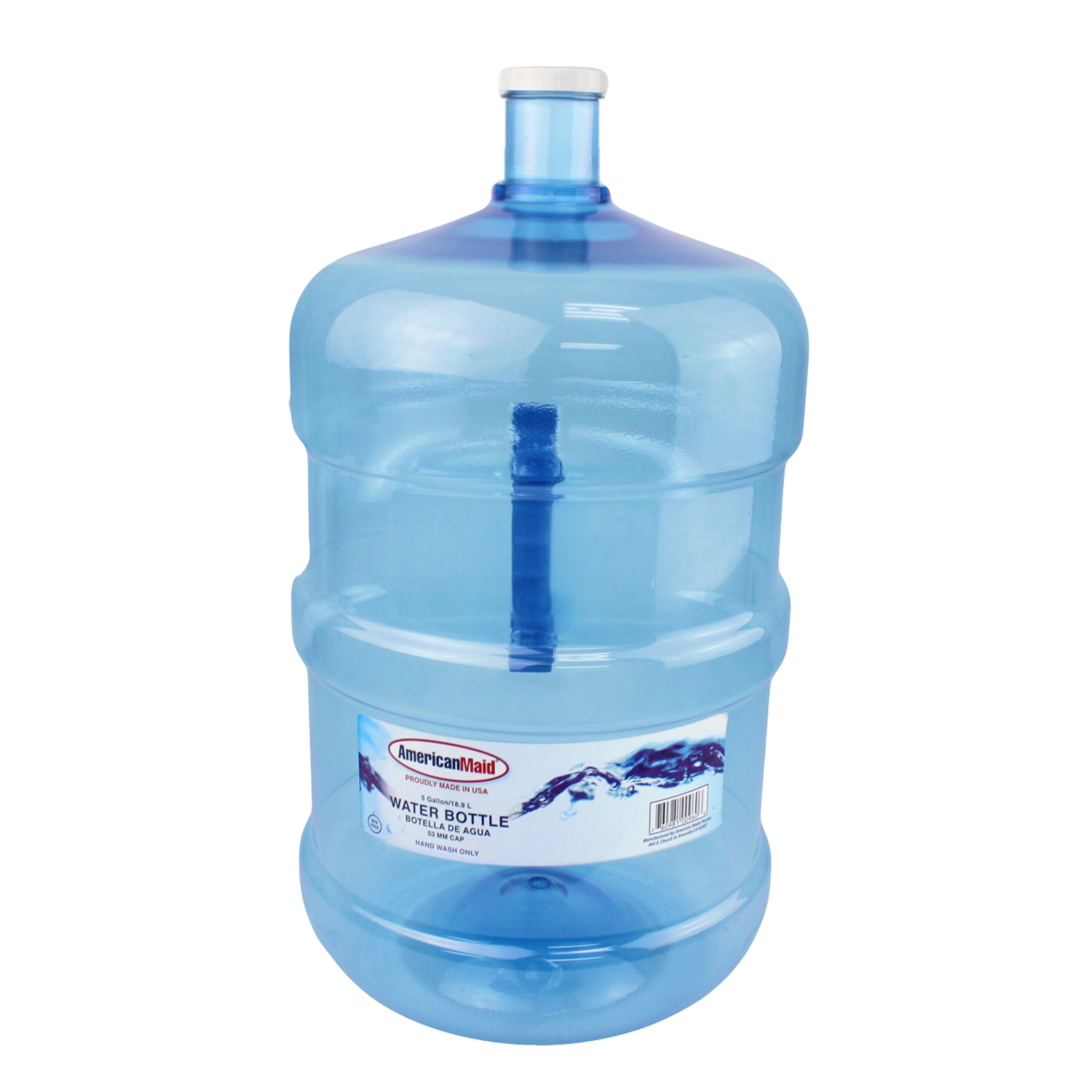 3 Gallon Water Bottle Polypropylene Plastic Drinking Jug H2O Aqua Dispenser USA