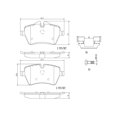 thumbnail image 4 of Brembo 02-10 Mini Cooper/11-16 Cooper Countryman Front Premium NAO Ceramic OE Equivalent Pad, 4 of 4