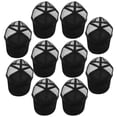 thumbnail image 2 of 10 gorras de béisbol de malla en blanco para sublimación, con impresión por transferencia térmica, para manualidades., 2 of 7