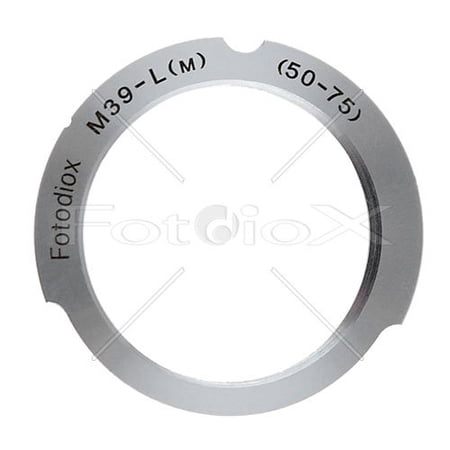 UPC: 0812759012483 | Fotodiox Lens Mount Adapter – M39/L39 Screw Mount SLR Lenst o Leica M Mount Rangefinder Camera Body with 50mm/75mm Frame Line