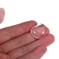 thumbnail image 3 of FONDOTIN Abstract Art Glass Cabochon Round Glass Dome Transparent 100pcs for DIY Projects, 3 of 8