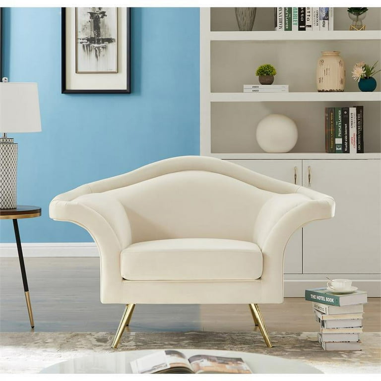 Meridian Furniture Lips Velvet Chair Meridian Furniture Lips Velvet Chair