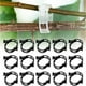 thumbnail image 3 of 100 clips de plástico para fijar plantas | Clips reutilizables para injertos de tomate, pepino, calabaza y rosal | Clips resistentes a la intemperie para enrejados, estacas, jaulas y jardinería, 3 of 6